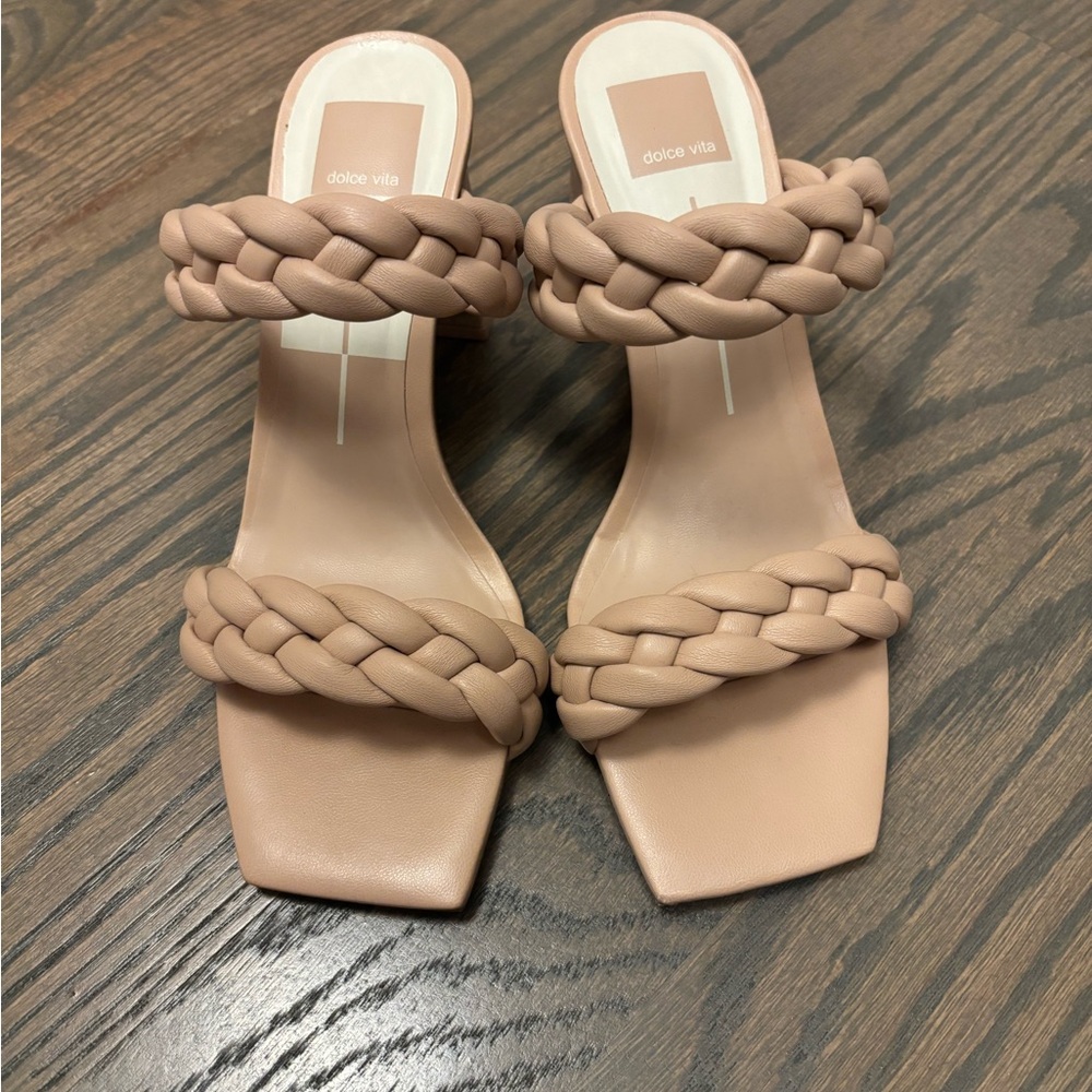 Dolce Vita Women's Nude Braided Sandals